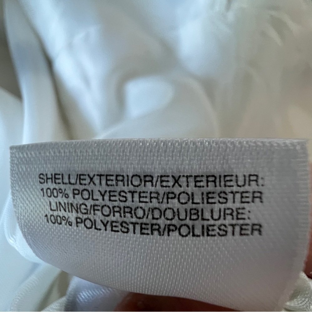 Black Label by Evan Picone white & black sleeveless polka dot dress, Sz 12. EUC. - Picture 6 of 7